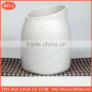 unique ceramic food jar milk jar wholesale good price porcelain milk pot ceramic candle jar