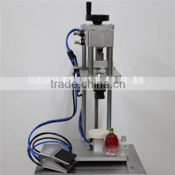 Desktop Pneumatic Perfume Bottle Machine/Manual Crimping Machine/Perfume Cap Press Machine