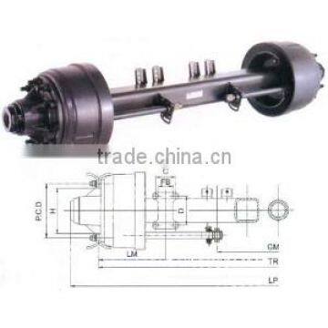 Germany type trailer axle for uae