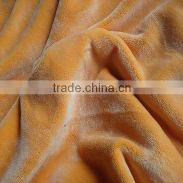 2016 New Fashion Polyester Spandex Plain Dyed Velour Fabric For Garment. photo-4