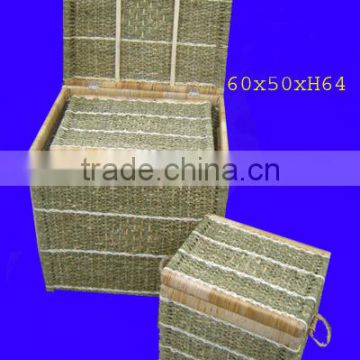 Vietnam seagrass laundry basket in high quality