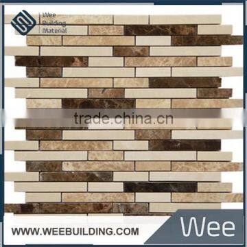 MC048C-P Stone Line Cutting and Marble Arabic Mosaic Tile