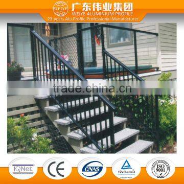 customized aluminum railing for stairs