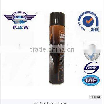 china manufacturer 650ml shinny tire foam cleaner