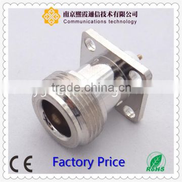 n cable connector 2015 hot sale N male flange LMR200 RF connector XiXia Communication