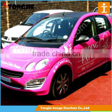 Custom digital printing car roof pvc sticker