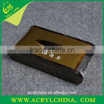 fancy tissue box holder 2016 gold acrylic hotel tissue box bathroom counter tissue box