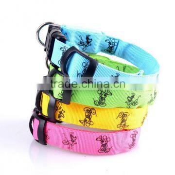 Adjustable Pet Dog Flashing Safety Glow Collar LED Lights