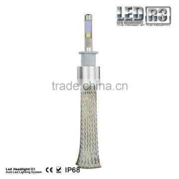 Long lifespan Original waterproof IP68 Car led headlight R3 H3,40W 4800lm led auto headlight bulb