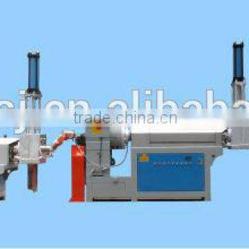 Iraq hot sale HDPE/LDPE flakes double stage waste plastic recycle granulating line