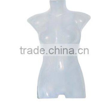 cheap half-body female mannequin with head for swimsuit factory wholesale