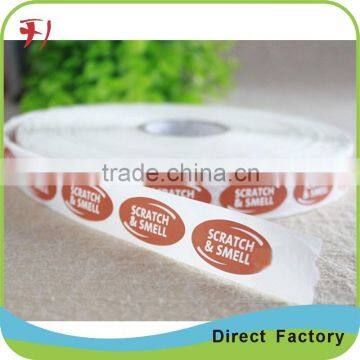 accept custom order and adhesive sticker type self adhesive label paper