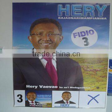 cheap election campaign photo printing poster