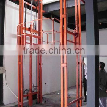 China supplier offers cheap electric material cargo lift hydraulic freight elevator