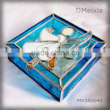 MX160045 china wholesale stained glass jewelry box keepsake box