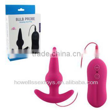 Silicone Anal Toys, Anal Probe Vibrator for Anal Pleasure photo-2