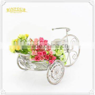 Antique Silver Iron Powder Coated Garden Planter photo-4
