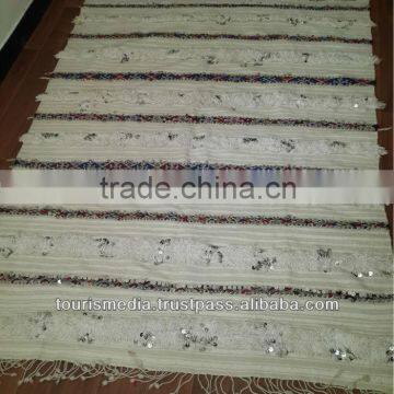 Vintage Moroccan Wedding Blanket 186cm x 136cm Wholesale of Handira