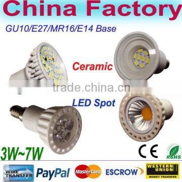 GU10 5630 SMD LED Spot Light Bulb 5W Ceramic Alu