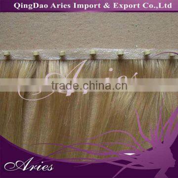 Factory Direct Seling 100% Human Hair micro beads skin pu weft