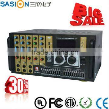 Sasion AV-808 professional digital echo mixer audio car audio amplifier