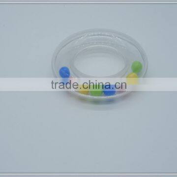 plastic round baby rattle ring