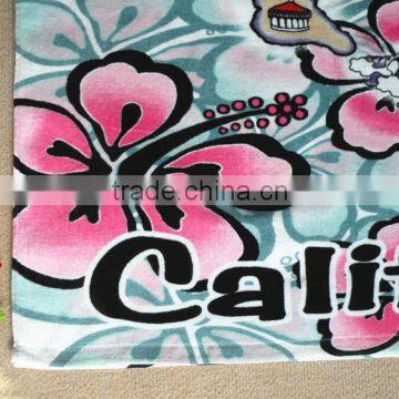 100 Cotton Print Beautiful California Map Beach Towel for Adult Supplier's Choice