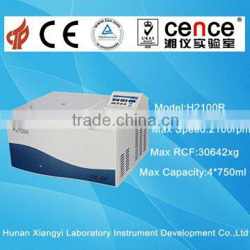 H2100R Tabletop High Speed Large Capacity Refrigerated Centrifuge                        
                                                Quality Choice