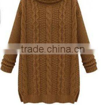 2014 Winter newest women's Cable- Knit Sweater