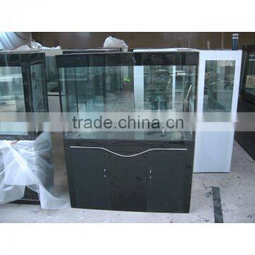 Supermarket or restaurant custom Acrylic oxygen for fish tank with Poster Pasted on Back Board