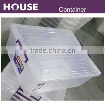 Bright clear heavy duty storage container - 33L