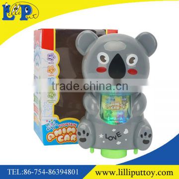 Cute universal musical B/O koala toy with light