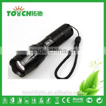 bicycle led flashlight super bright for outdoor riding use 18650 batttery flash light