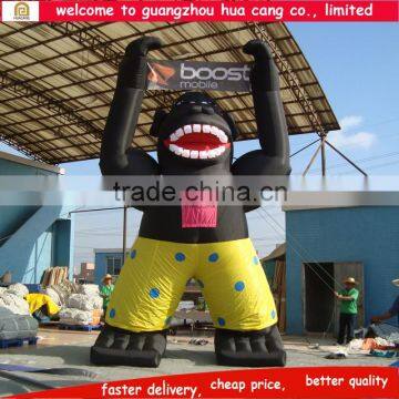 Top selling inflatable promotion cartoon / inflatable cartoon / inflatable gorilla cartoon for sale