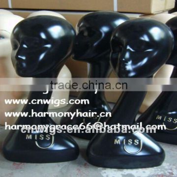 high quality beautiful black wig head