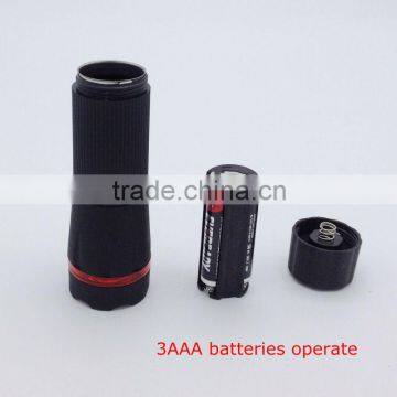 1W Powerful Led Colorful Promotional Zoom Flashlight With Color Ring photo-4