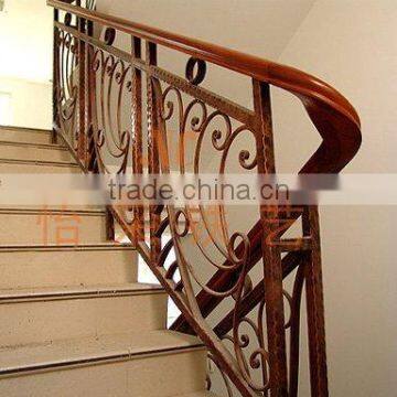 Wrought iron staircase