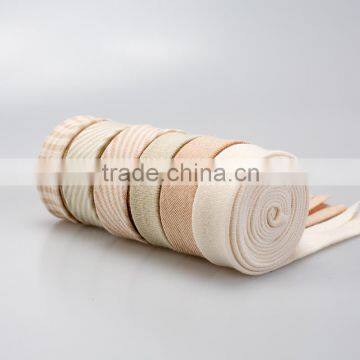 Fancy custom printed Cotton webbing ribbon embroidery