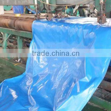 Blue Tarpaulin High Density Polyethylene Leno Woven Fabric Double Gblue Custom Size All Purpose Truck/boat Outdoor Cover China photo-6