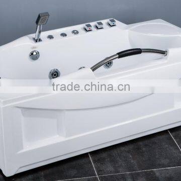 SUNZOOM UPC/cUPC Certified Bathtub With Massage Jets, Pearl Hydromassage Bathtub, Whirpool Bathtub