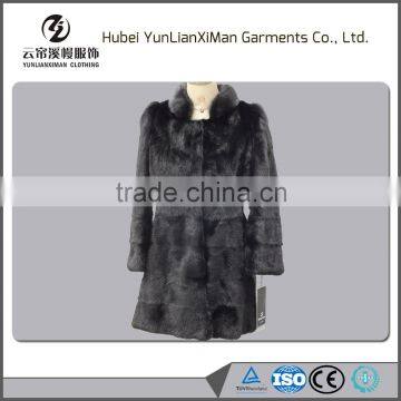 Women Winter Outwear Luxuxry Natural Mink Fur Coat