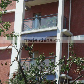 Security indoor glass balcony railing for resident and school                        
                                                                                Supplier's Choice
