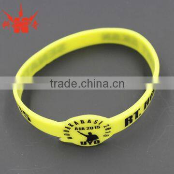 Custom bulk cheap glow waterproof silicone bracelet watch