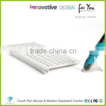 DPI Adjustable 1600 Wireless Flexible Keyboard and Pen Mouse Combo for Mac/Linux and Windows PC/computer