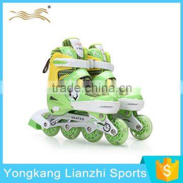 Kids Size Adjustable Inline Skates Flashing Roller Skates XMBT-8806 photo-4