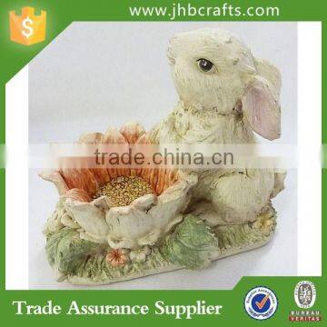 Easter Bunny Resin Craft Work Rabbit Home Decoration photo-6