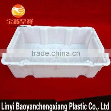 610x410x170mm plastic fish basket for turnover transportation convert