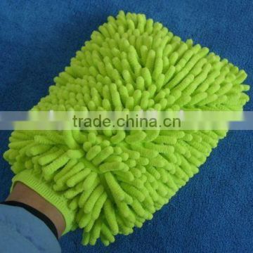 Chenille car wash mitt