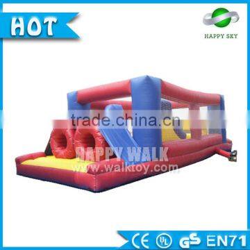 Most popular inflatable obstacle,commercial pvc inflatable obstacle course structure for kids and adults