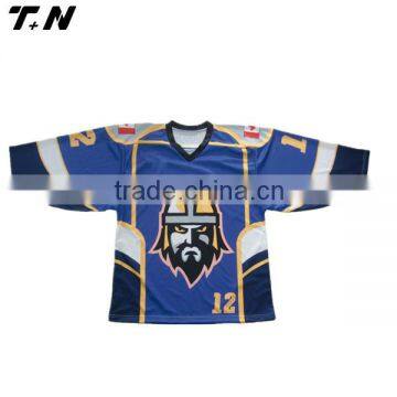 youth sportswear sublimated ice hockey jersey for training